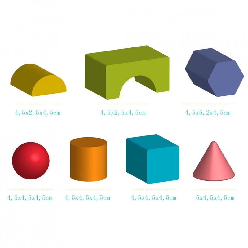 Дървена образователна играчка Lucy&Leo, Запознаване с геометрията